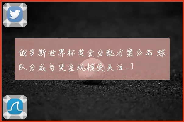 俄罗斯世界杯奖金分配方案公布 球队分成与奖金规模受关注_1